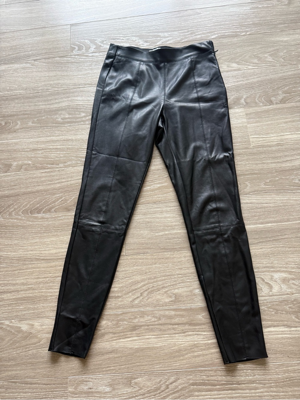 Top Shop Faux Leather Leggings Size 6